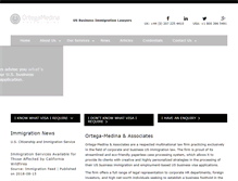 Tablet Screenshot of ortega-medina.com